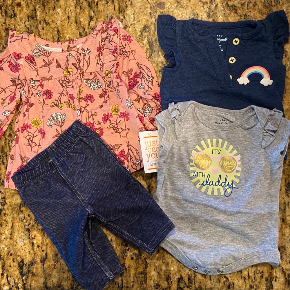 Newborn Baby Girls Clothes Lot EUC